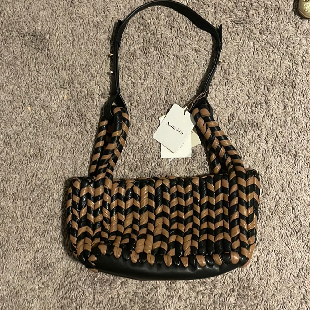 Nanushka Busket Leather bag